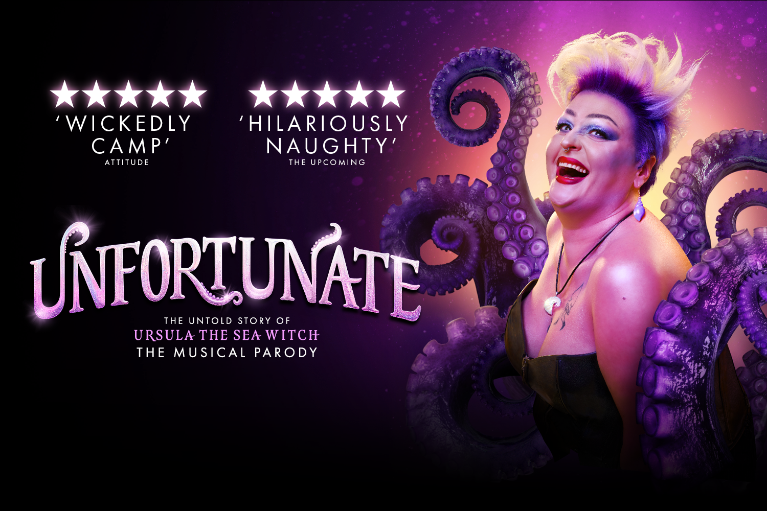 Sam Buttery stars in ‘Unfortunate: The Untold Story of Ursula the Sea Witch’